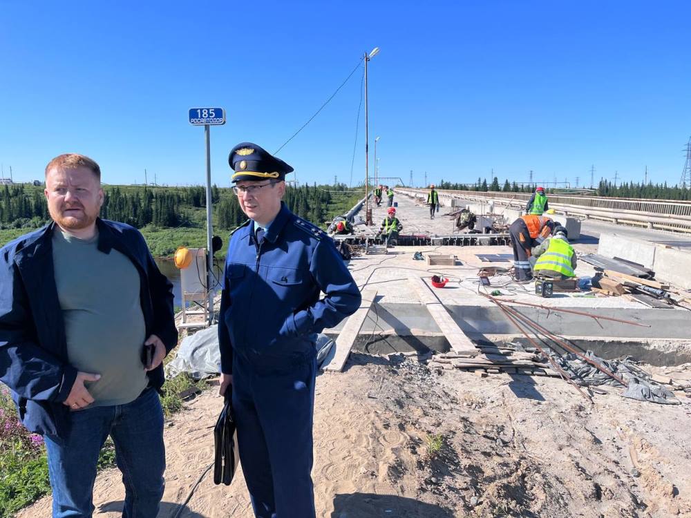 В Нарьян-Маре объявлено предостережение генеральному директору подрядной организации, осуществляющей капитальный ремонт моста через реку Колва.